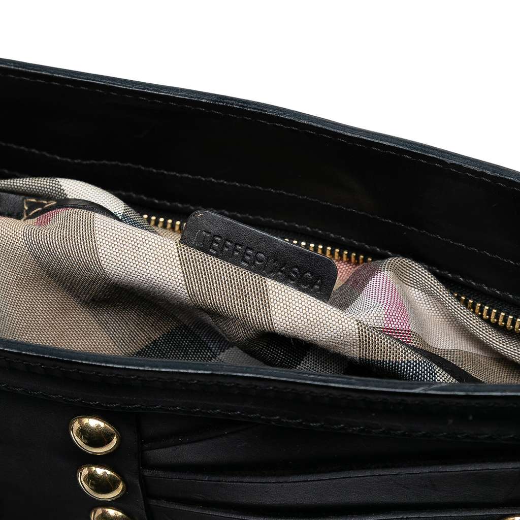 Burberry Studded Leather Shoulder Bag - 5