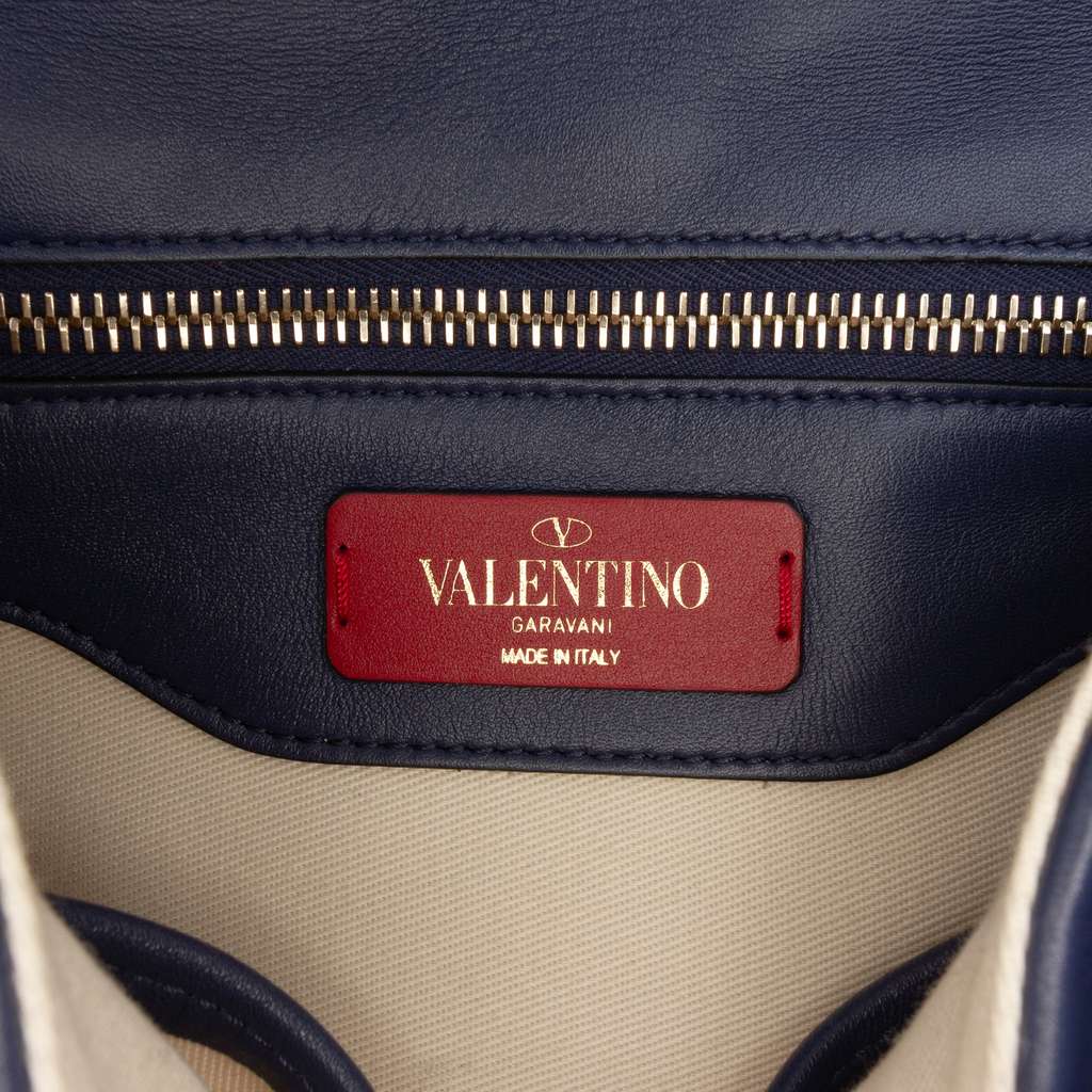 Valentino Lambskin VLTN Candystud Top Handle Bag - 5