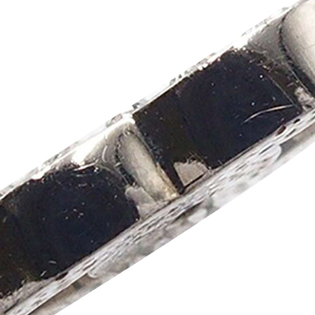 Chanel CC Silver Rhinestones Pendant Necklace - 5