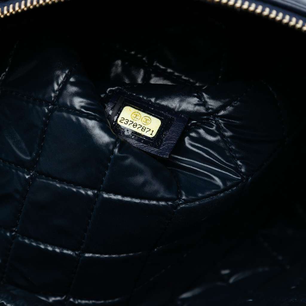 Chanel Medium Quilted Lambskin Double Stitch Tassel O Case Clutch - 5