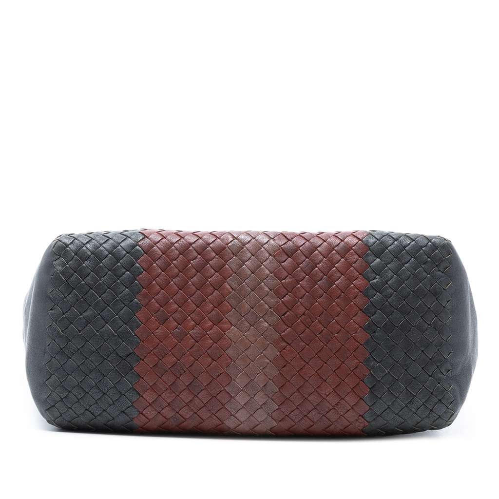 Bottega Veneta Tricolor Nappa Intrecciato Convertible Tote - 3