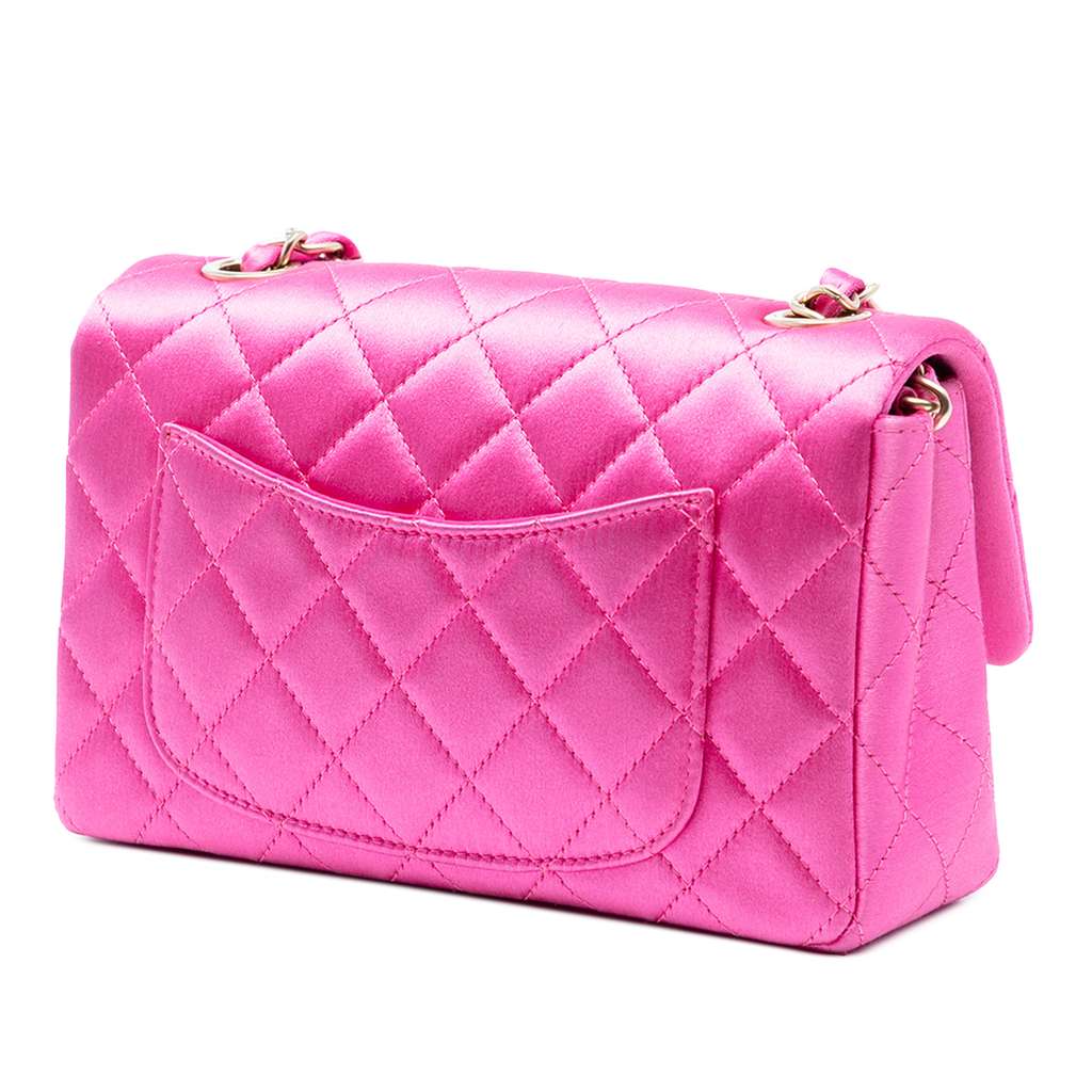 Chanel Mini Rectangular Classic Satin Single Flap - 2