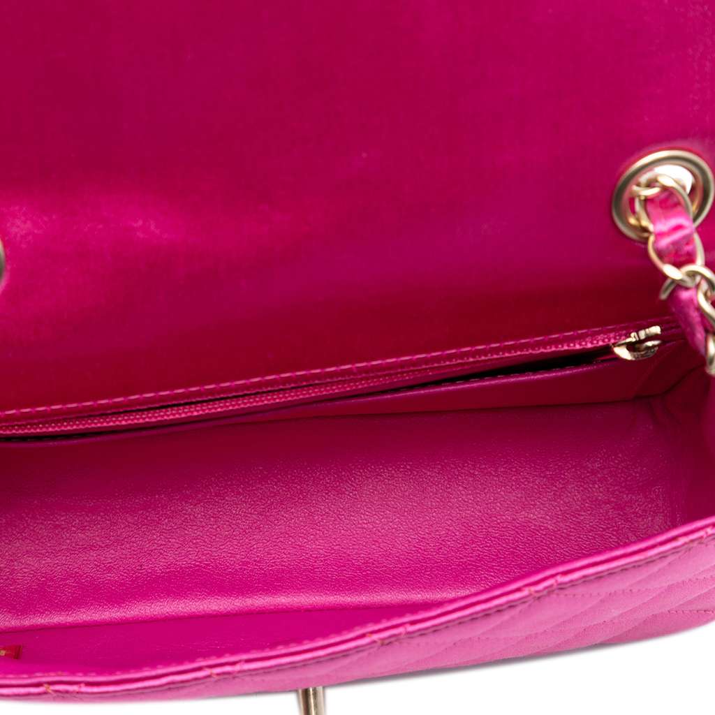 Chanel Mini Rectangular Classic Satin Single Flap - 4