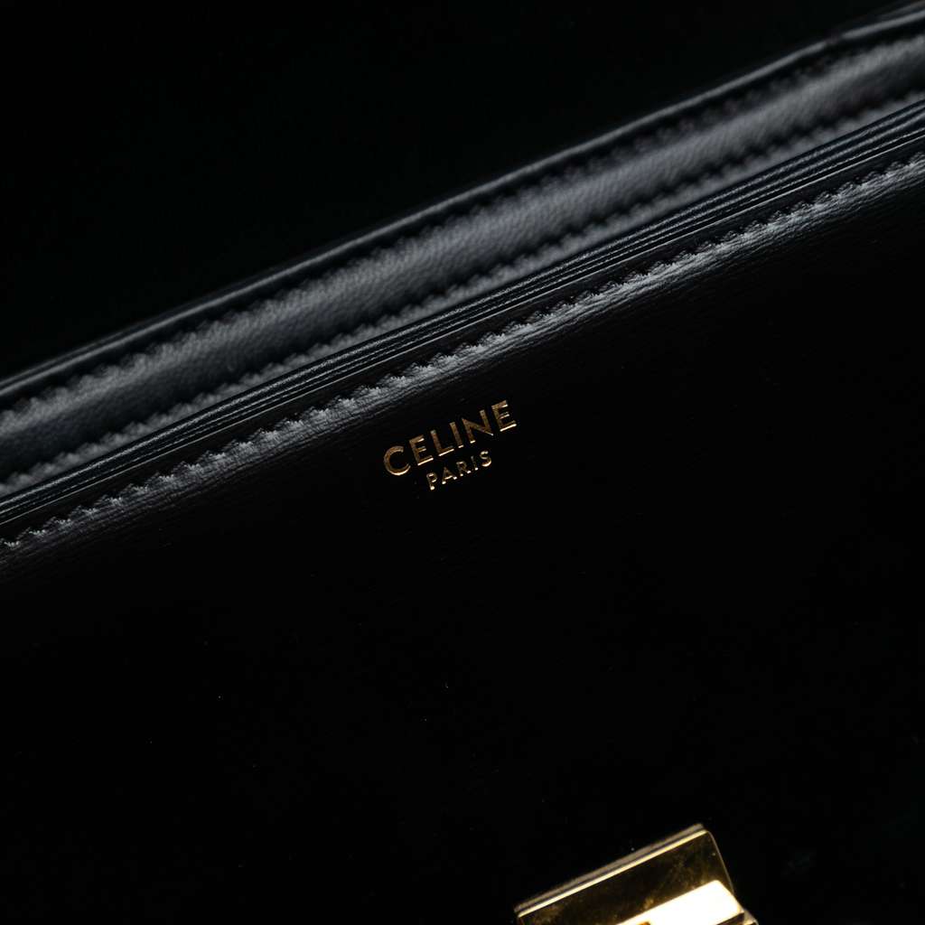 Celine Teen Shiny Calfskin Triomphe Crossbody - 5