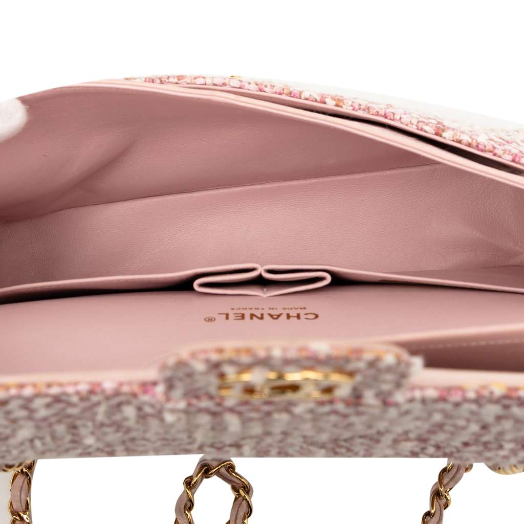 Chanel Medium Classic Tweed Double Flap - 4