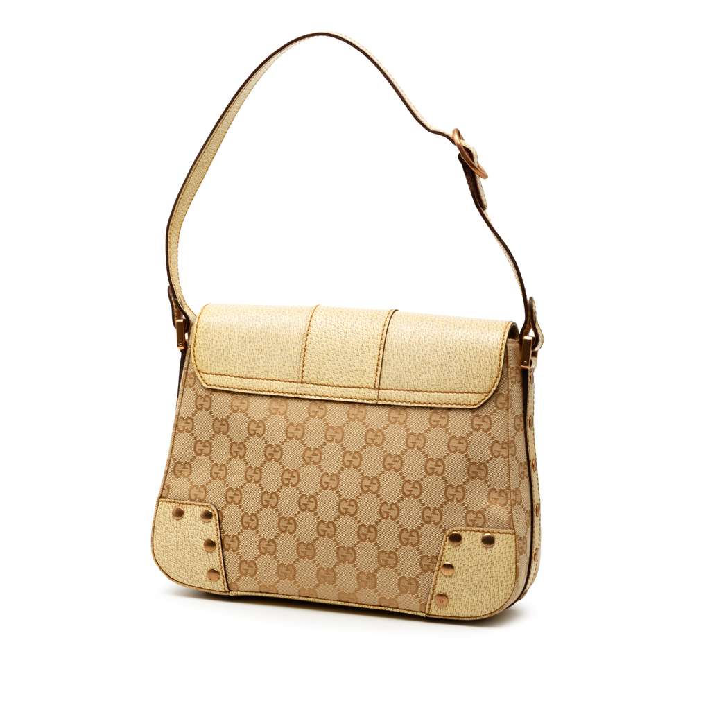 Gucci GG Canvas Turnlock Shoulder Bag - 2