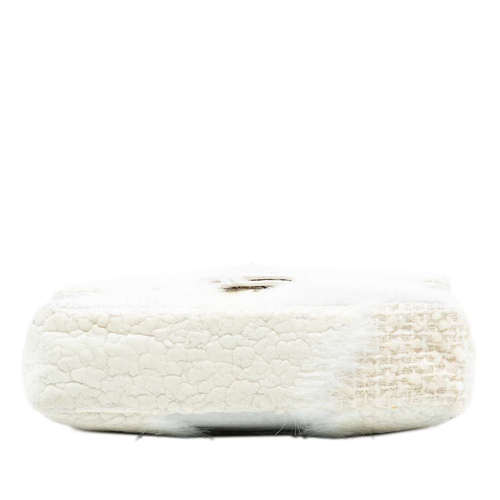 Chanel Medium Tweed and Mixed Medium Patchwork Single Flap - 3