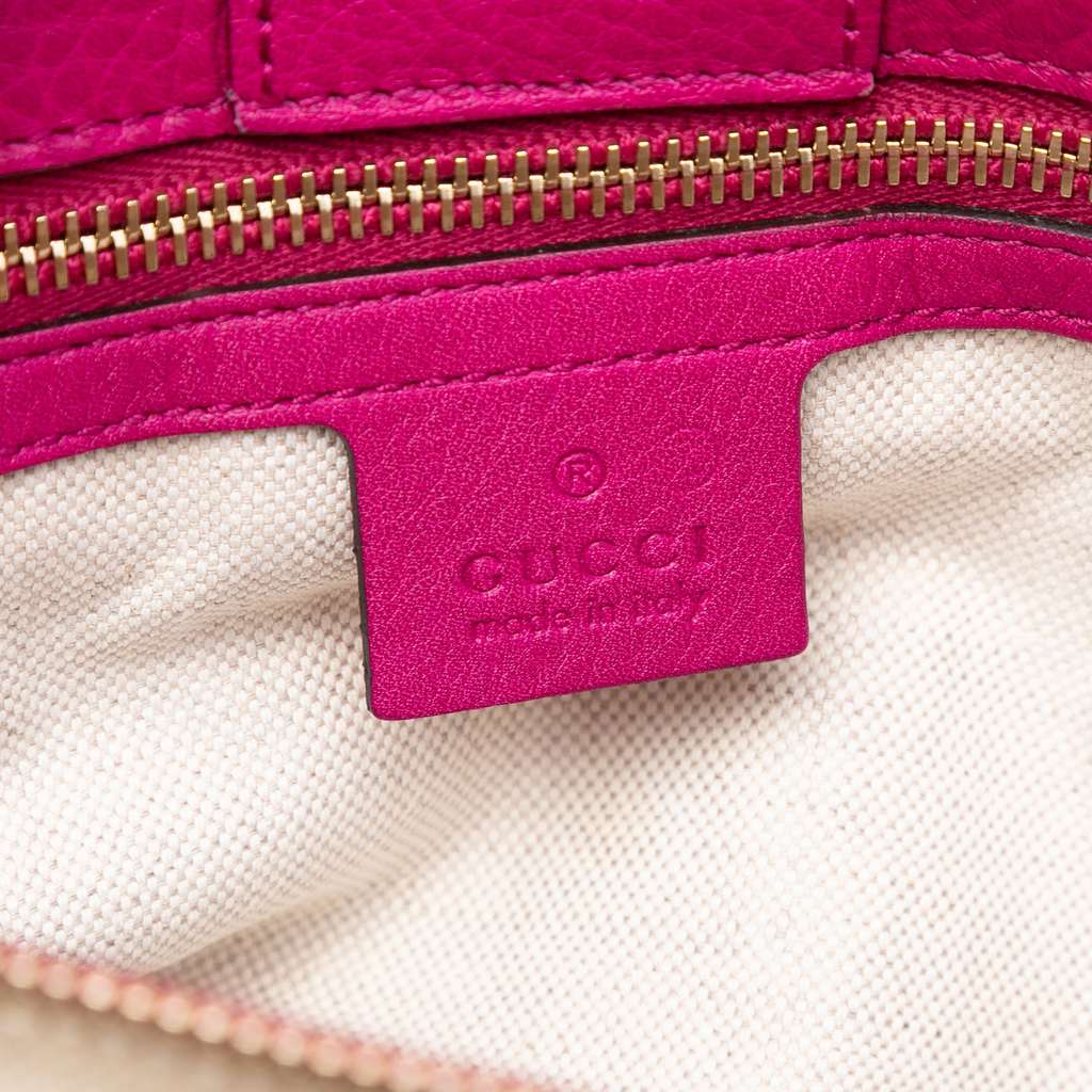 Gucci Medium Calfskin Bamboo Shopper Satchel - 5