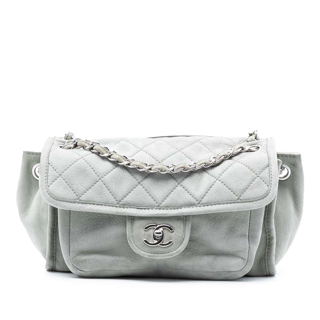 Chanel Calfskin French Riviera Shoulder Bag
