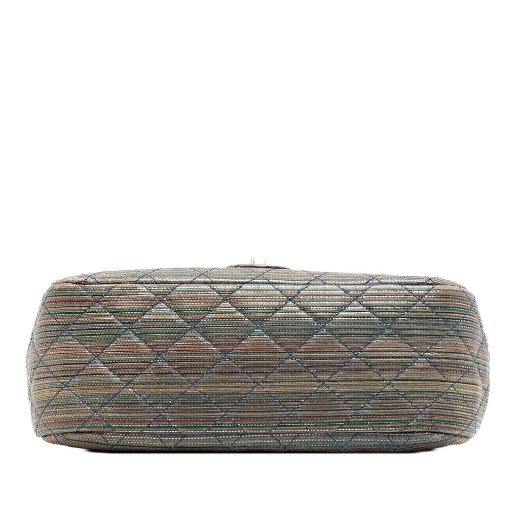 Chanel Paris Seoul Small Metallic Lambskin Striped Flap - 3