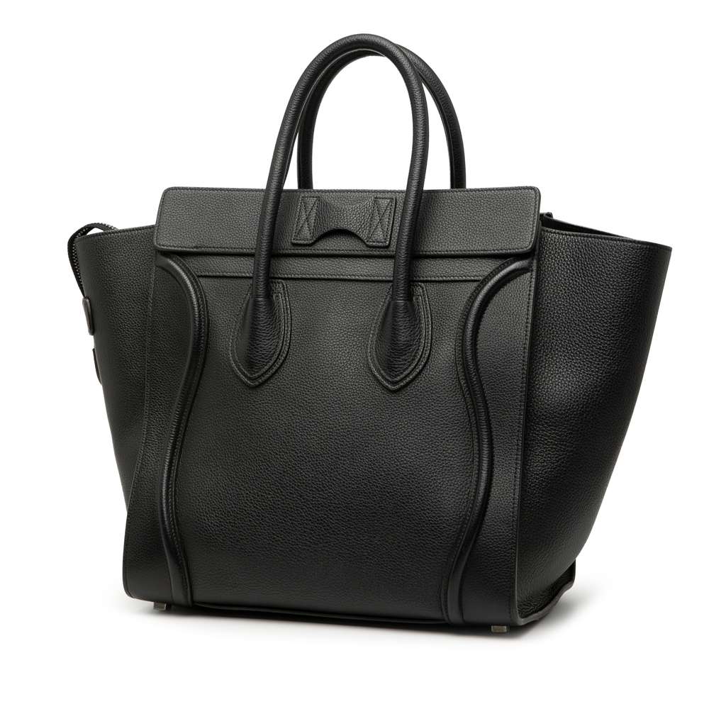 Celine Mini Leather Luggage Tote - 2