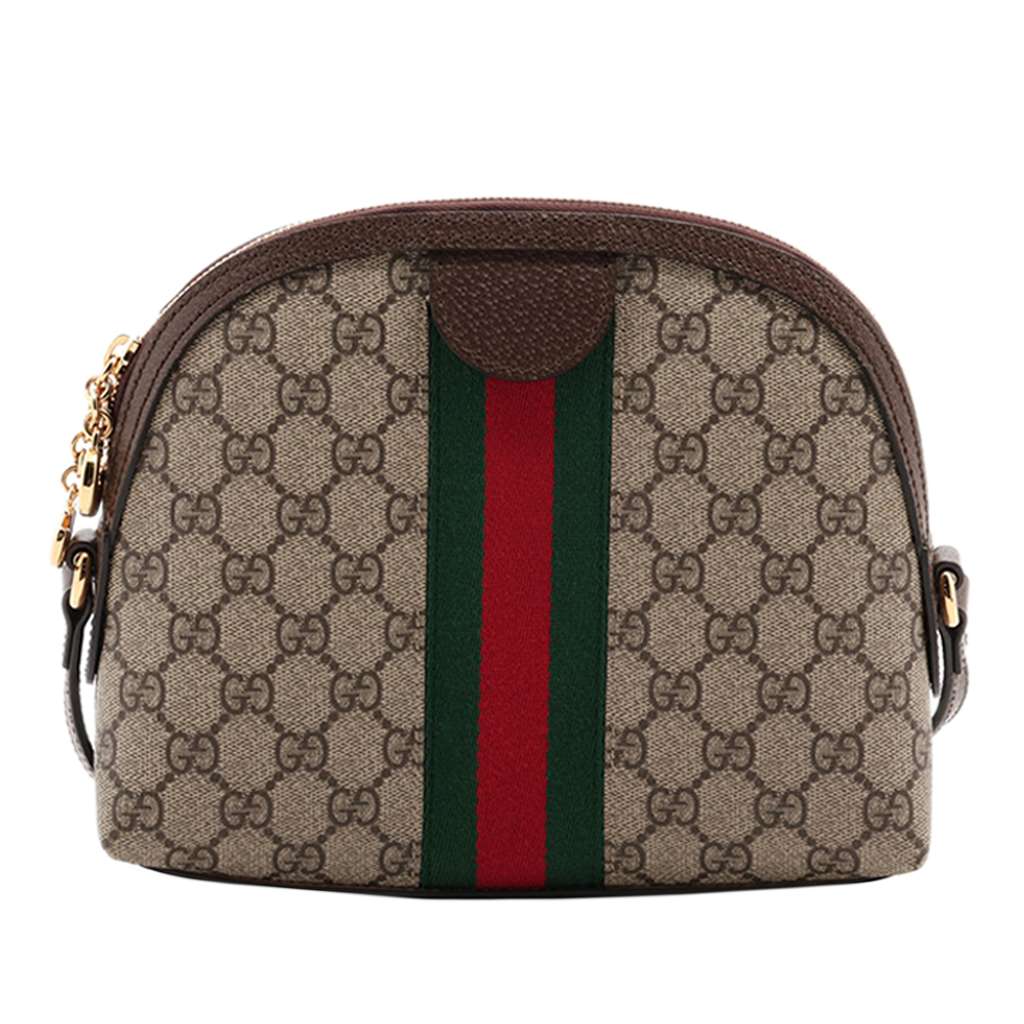 Gucci Small GG Supreme Ophidia Dome Crossbody - 2