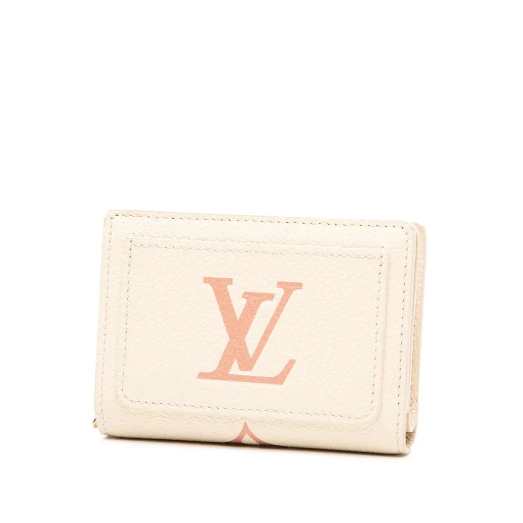 Louis Vuitton Monogram Empreinte Clea Wallet Pink Leather Good - Back View