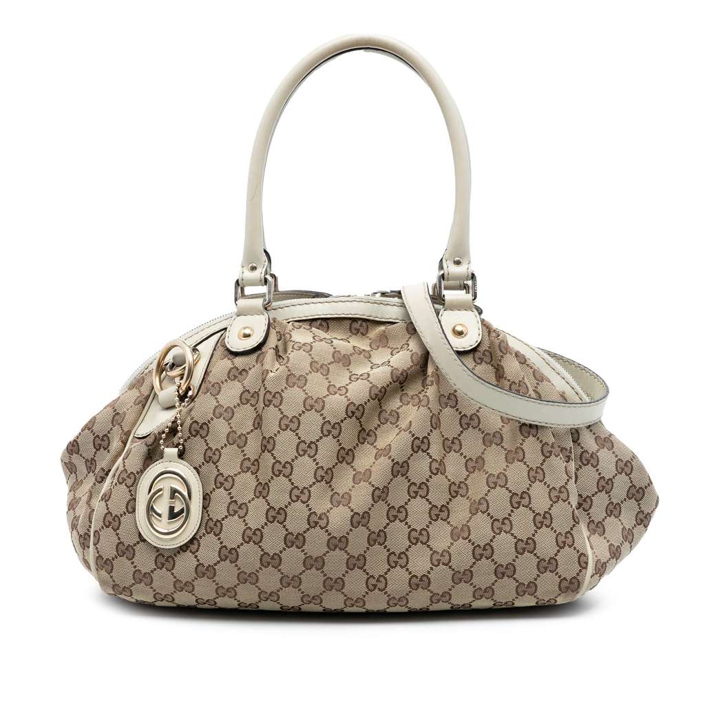 Gucci GG Canvas Sukey Satchel