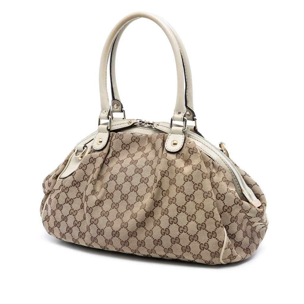 Gucci GG Canvas Sukey Satchel - 2