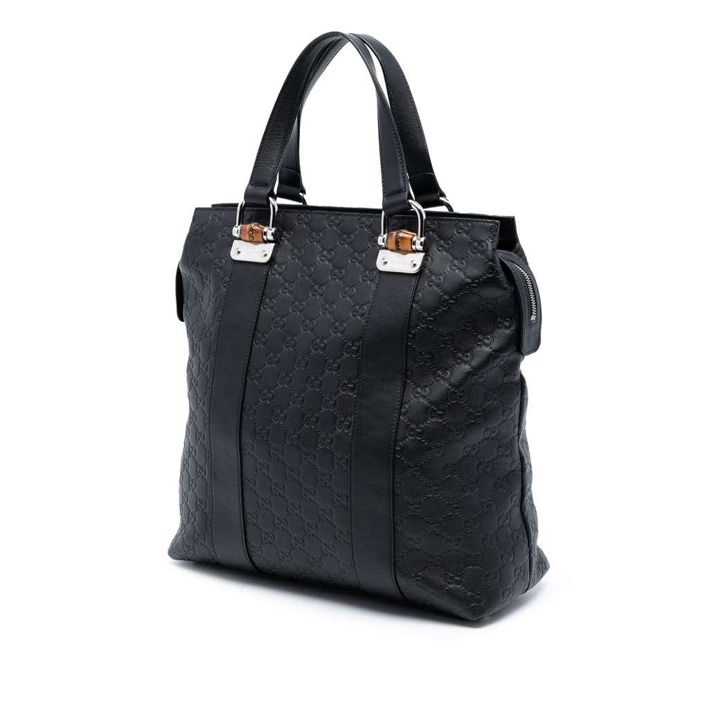 Gucci Guccissima Tender Bamboo Bar Tote - 2