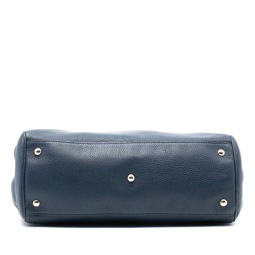 Gucci Medium Calfskin Bamboo Shopper Satchel - 3