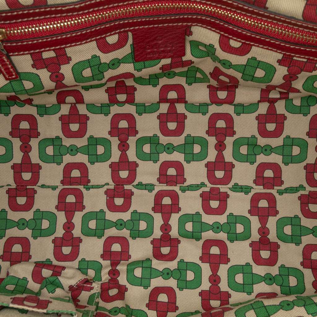 Gucci Guccissima Trimmed Leather Signoria Handbag - 4