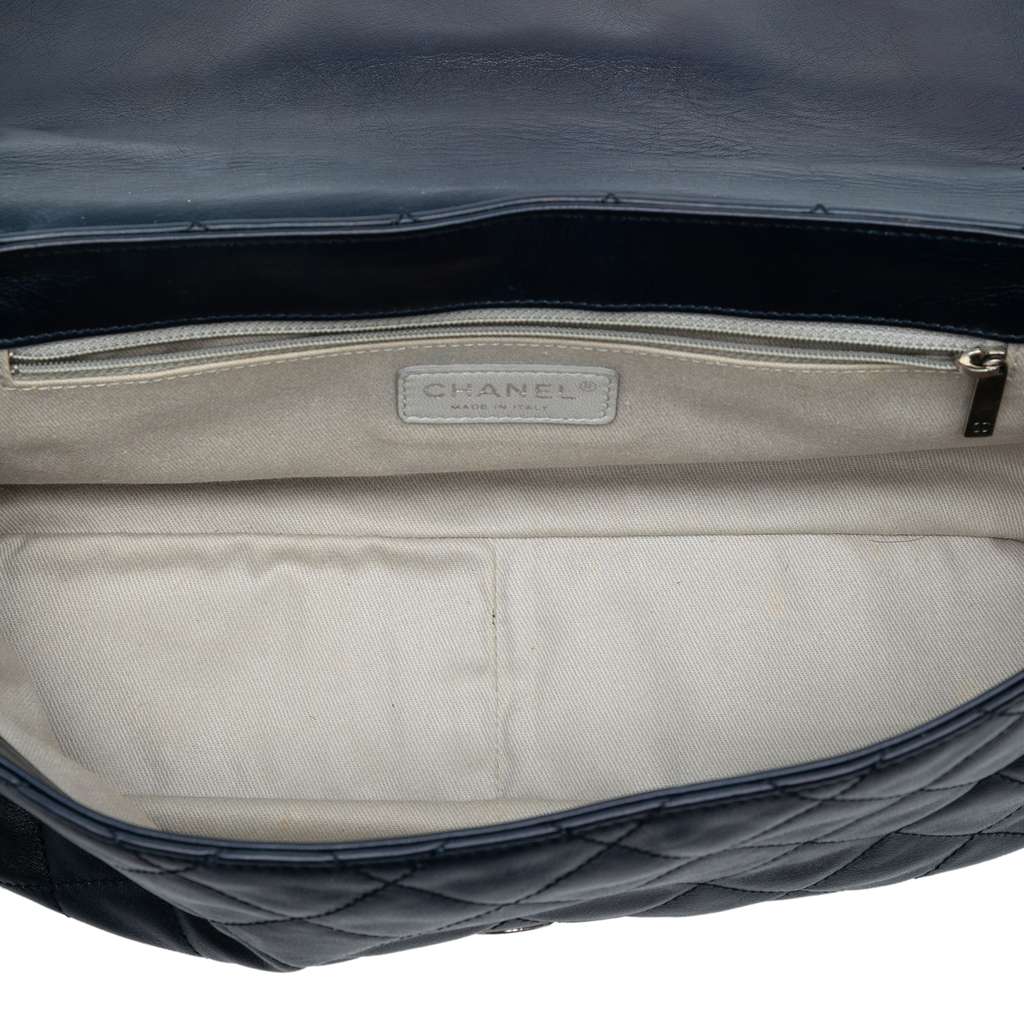 Chanel Large Tricolor Quilted Lambskin Country Chic Flap - 4