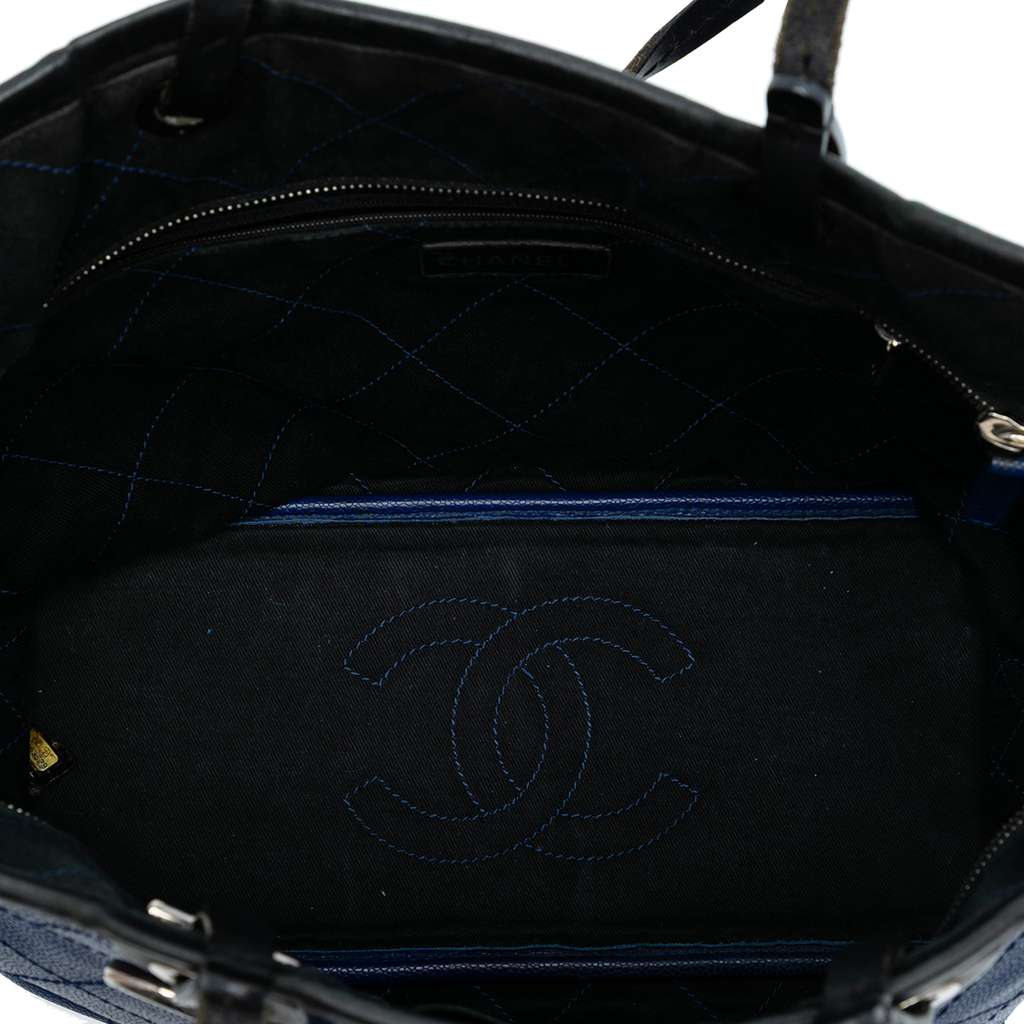 Chanel Quilted Caviar Shopping Fever Tote - 4