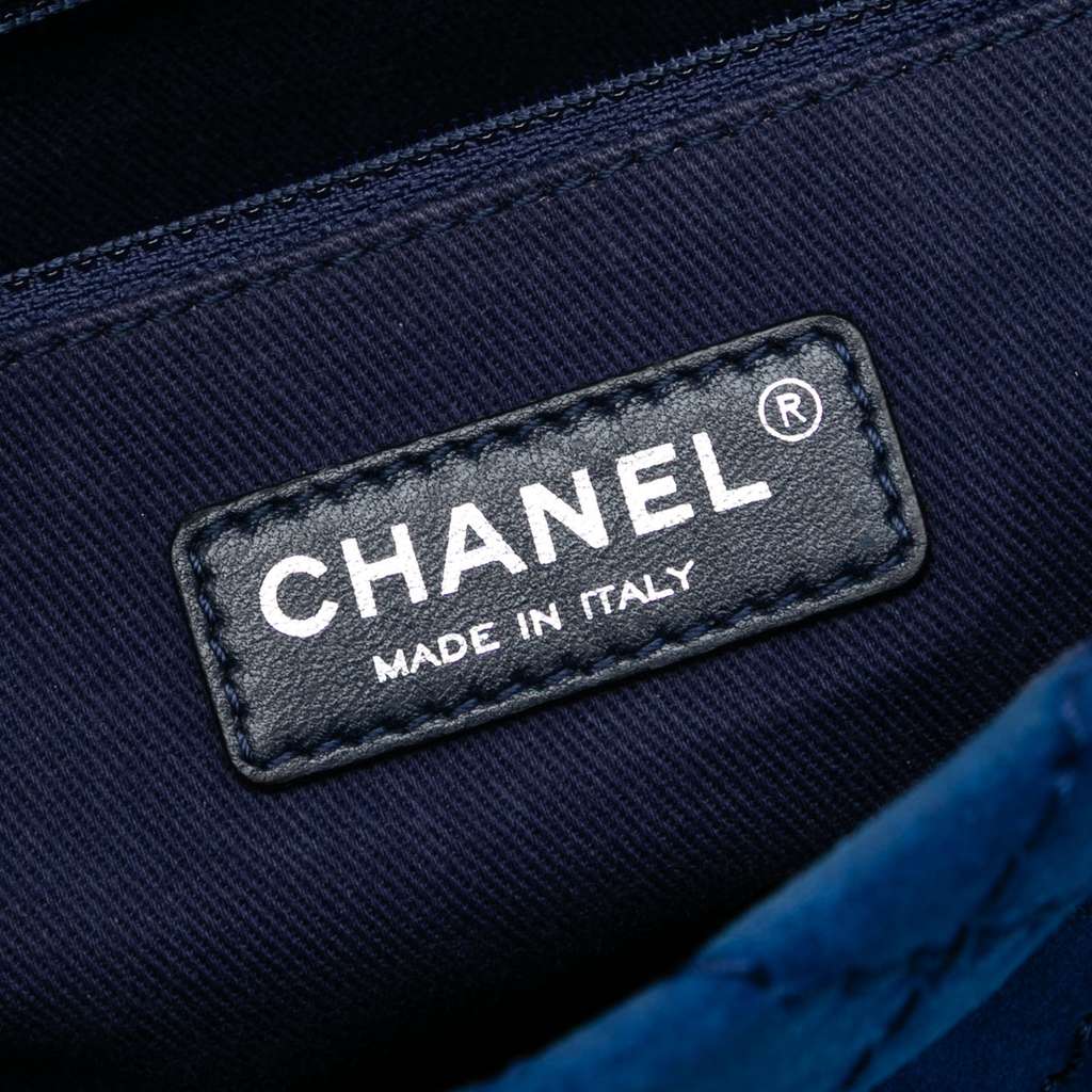 Chanel Medium Quilted Suede Whipstitch Single Flap - 5
