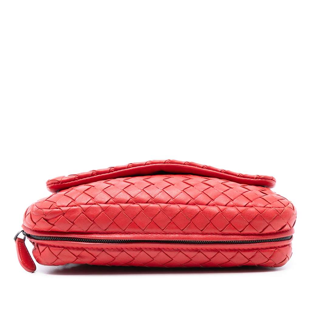 Bottega Veneta Mini Nappa Intrecciato Expandable Chain Flap Crossbody - 3
