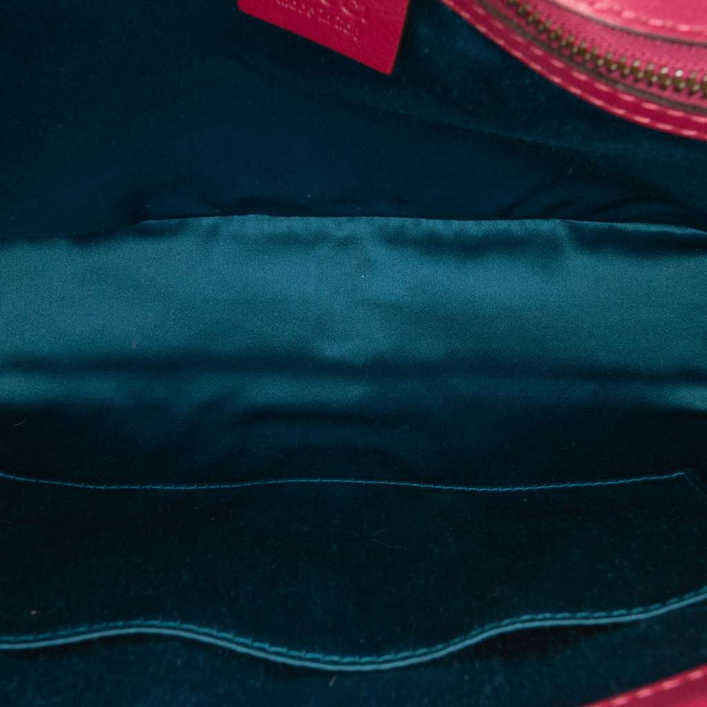 Gucci Large GG Marmont Matelasse Velvet Embroidered Blind For Love Shoulder Bag - 4