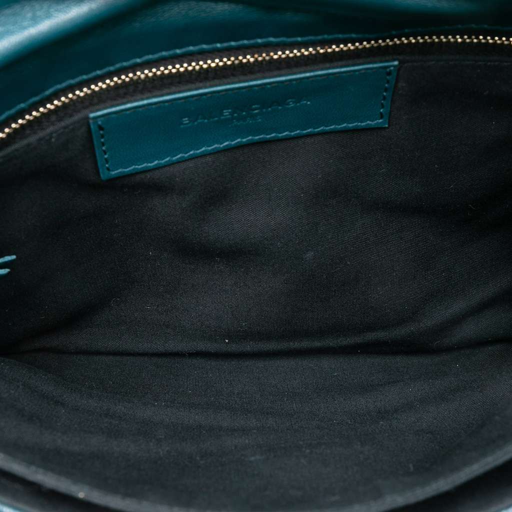 Balenciaga Chevre Motocross Classic Metallic Edge Envelope Clutch - 4