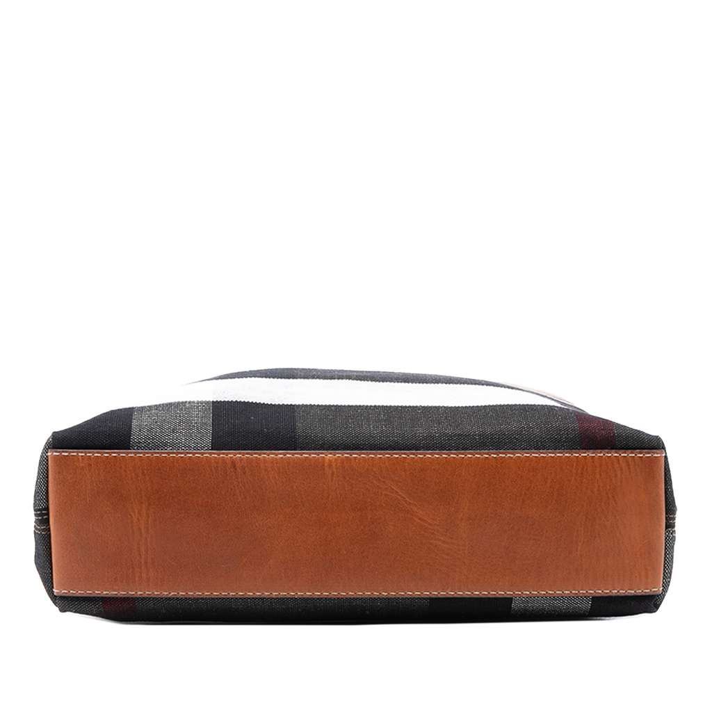 Burberry Mega Check Canvas Tottenham Brit Satchel - 3