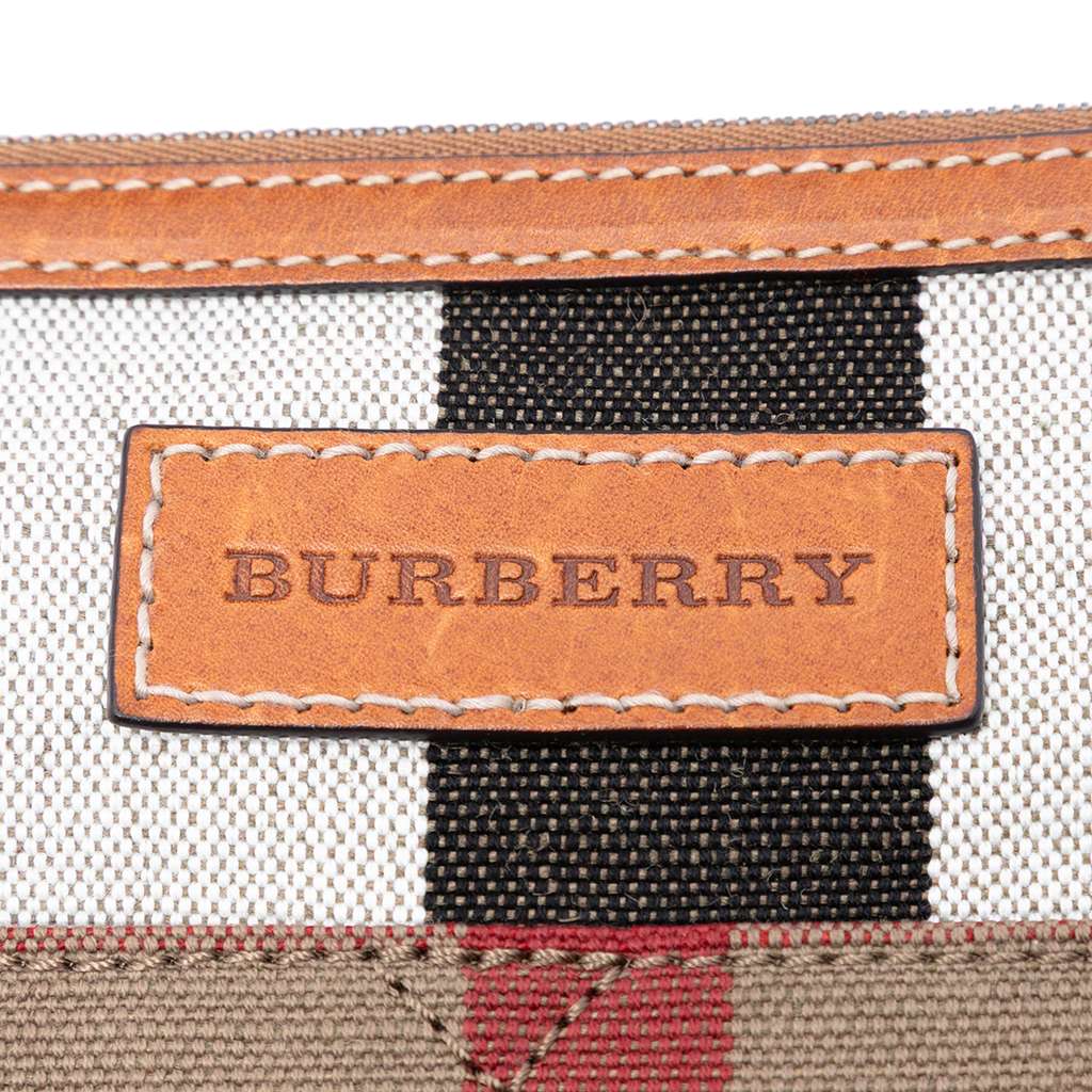 Burberry Mega Check Canvas Tottenham Brit Satchel - 5