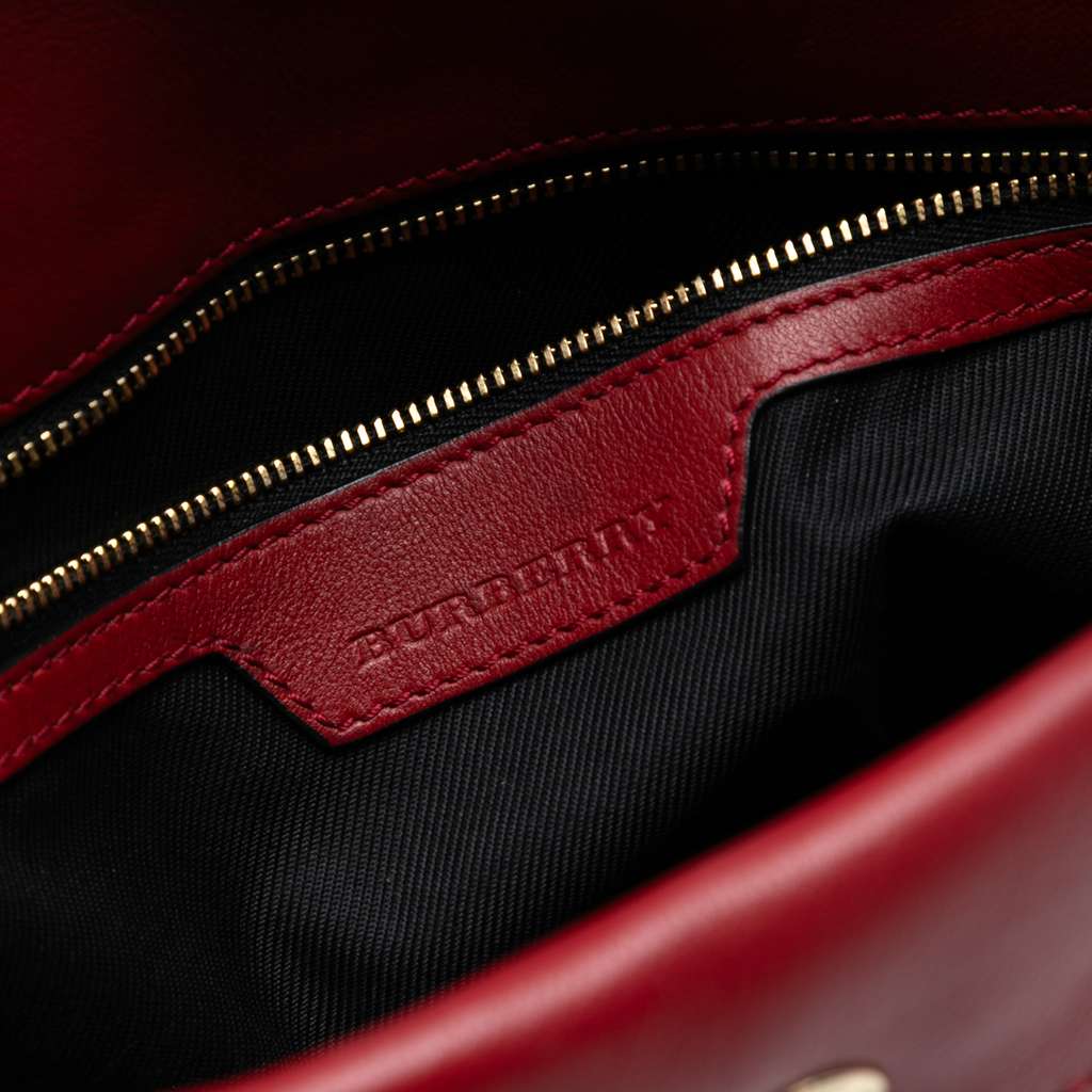 Burberry Haymarket Check Canvas Leah Crossbody - 5