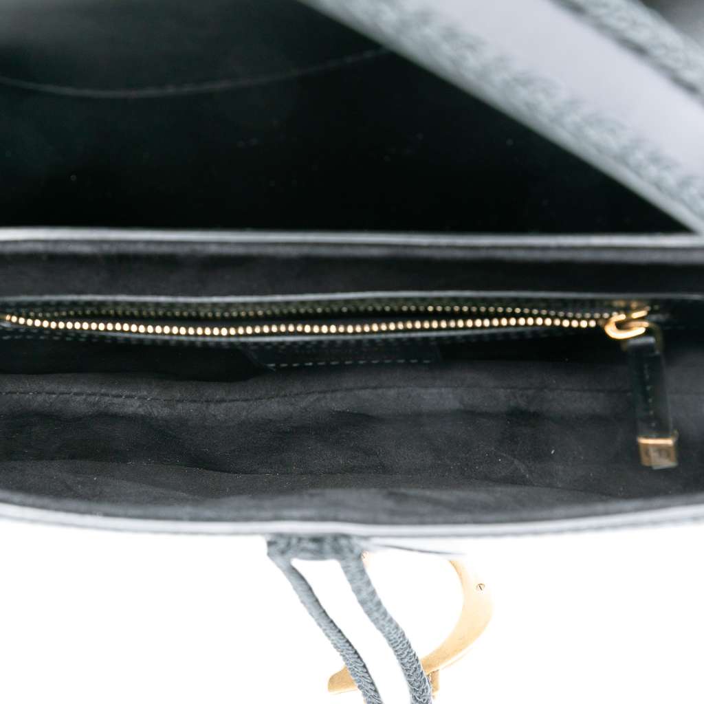 Dior Calfskin Pom Pom Saddle Bag - 4