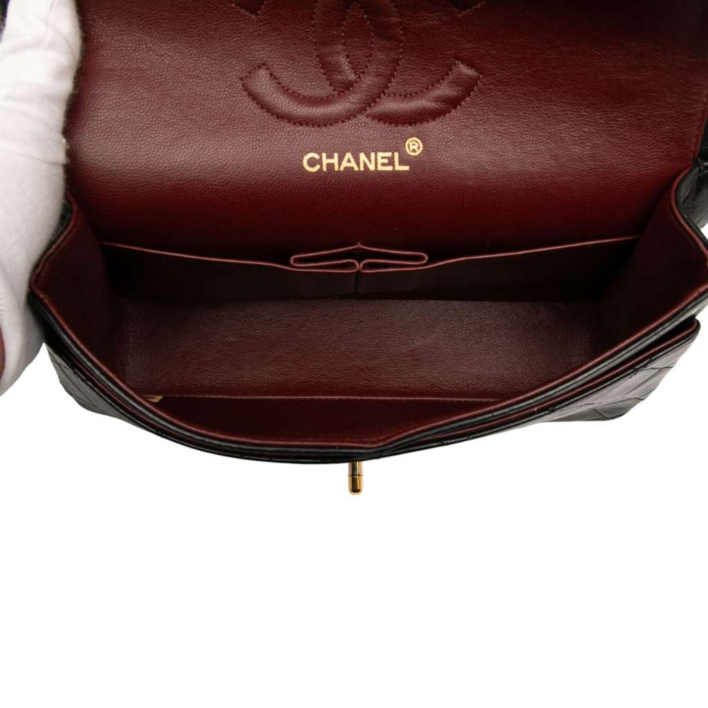 Chanel Medium Classic Lambskin Double Flap - 4