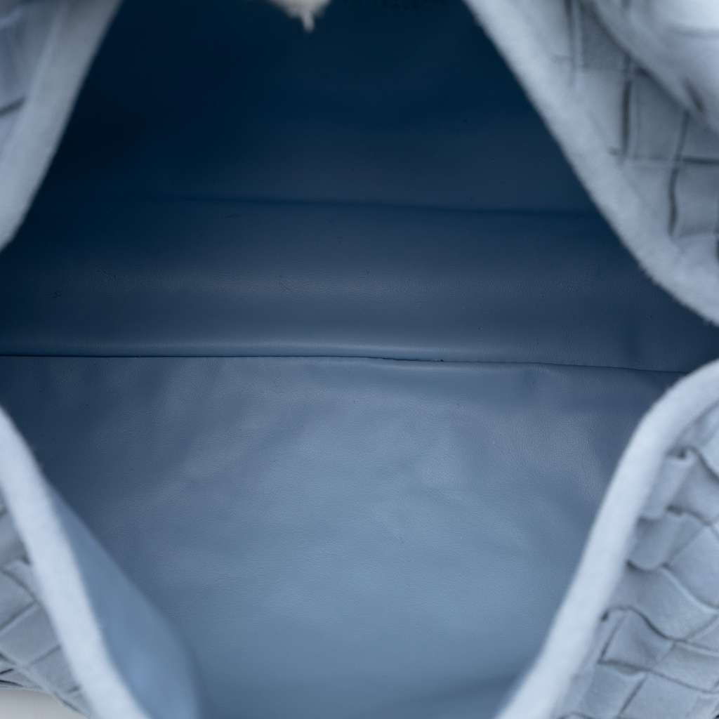 Bottega Veneta Small Suede Intrecciato Hop Hobo - 4