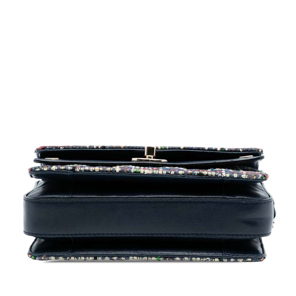 Chanel Mini CC Quilted Mixed Fibers and Lambskin Double Flap - 3