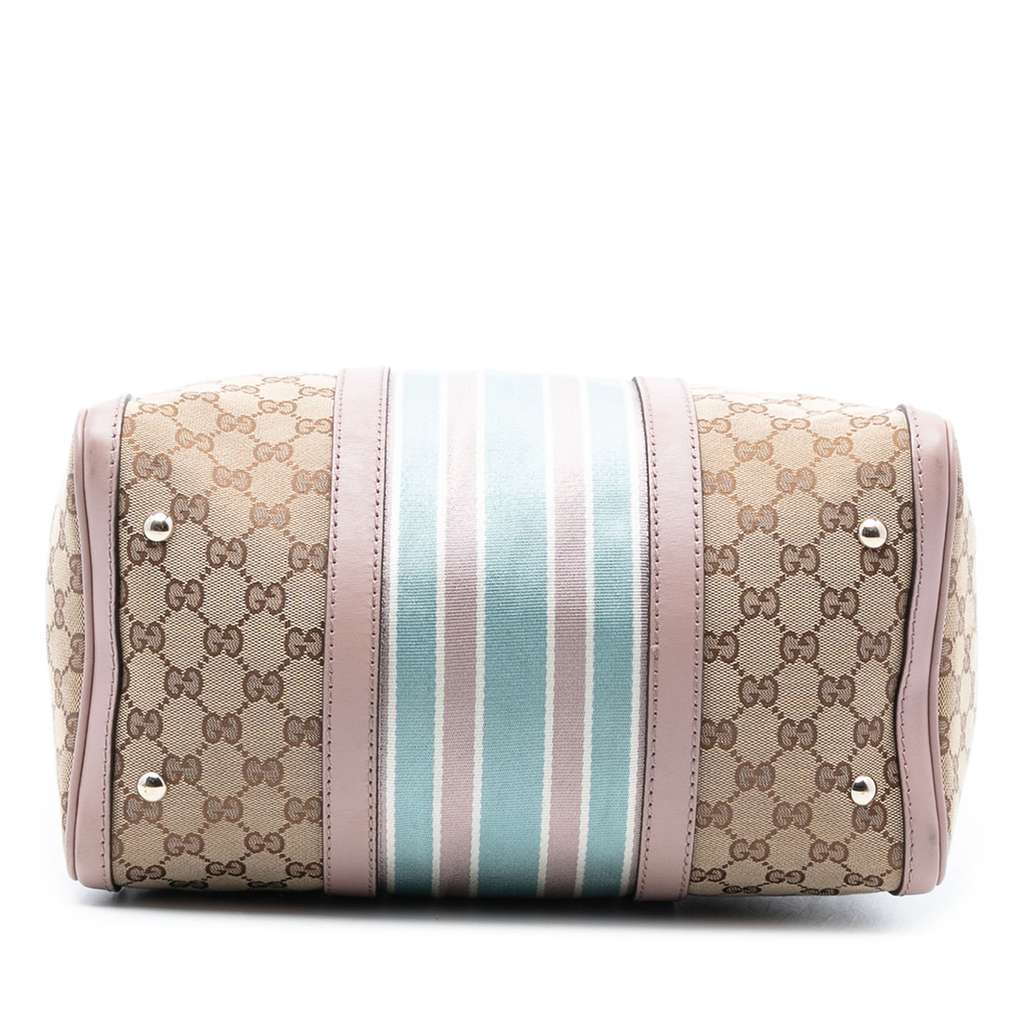 Gucci Medium GG Canvas Web Joy Boston Bag - 3