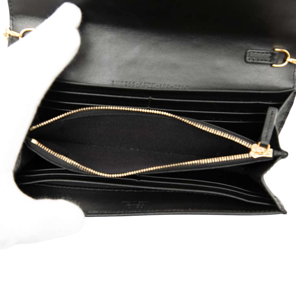Fendi Studded Leather F is Fendi Continental Envelope Wallet On Chain - 4