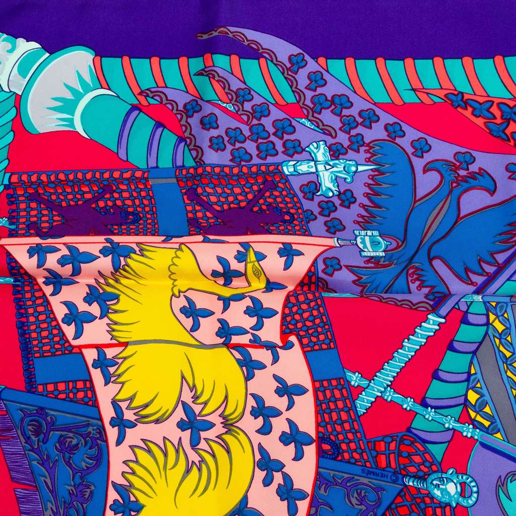 Hermès Etendards et Bannieres Silk Scarf 90 - 5