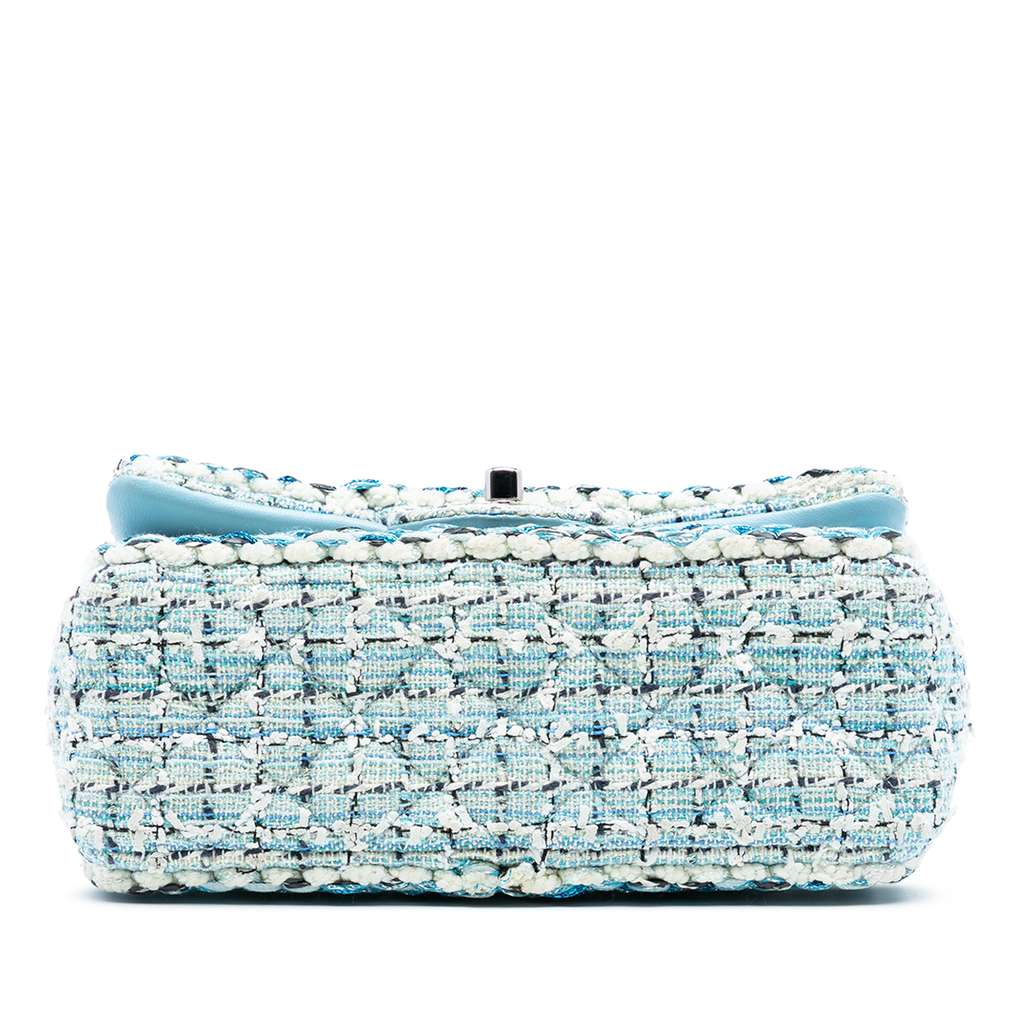 Chanel Mini Rectangular Classic Tweed Braided Single Flap - 3