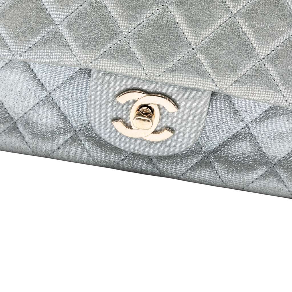 Chanel Mini Rectangular Classic Iridescent Calfskin Single Flap - 5