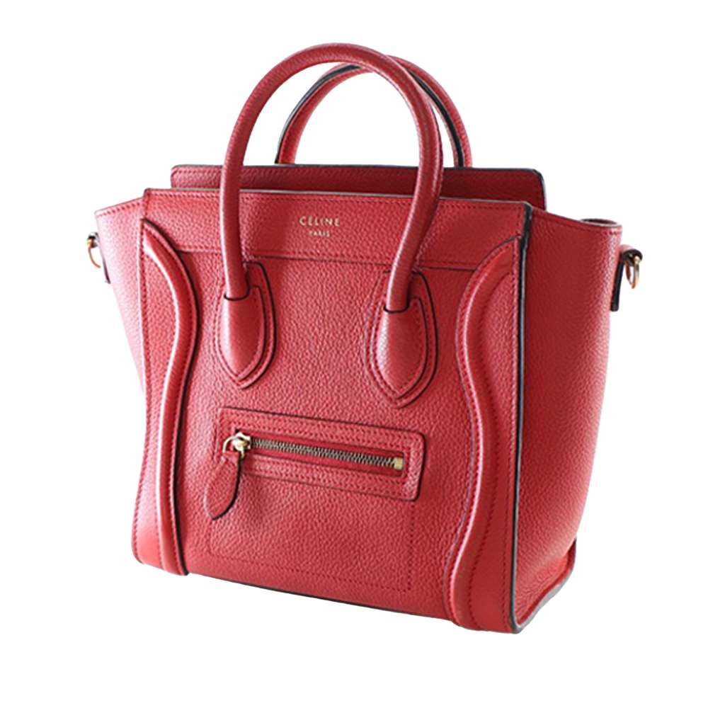 Celine Nano Leather Luggage Tote - 2