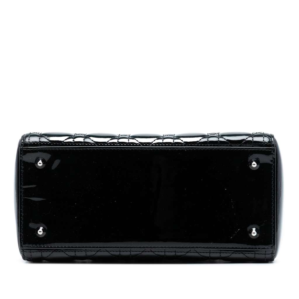 Dior Medium Patent Cannage Lady Dior - 3