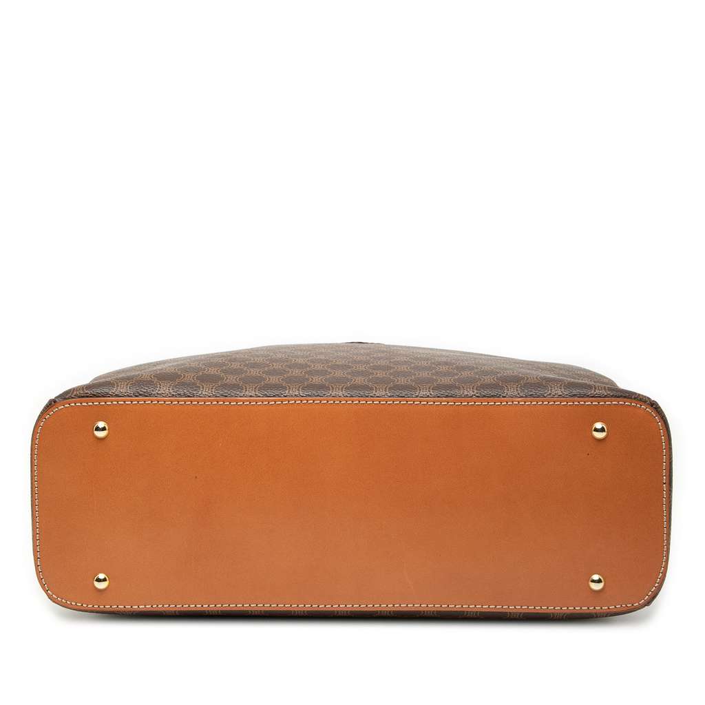 Celine Macadam Coated Canvas Dome Handbag - 3