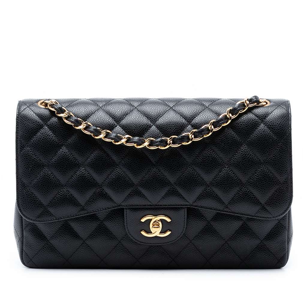 Chanel Jumbo Classic Caviar Double Flap