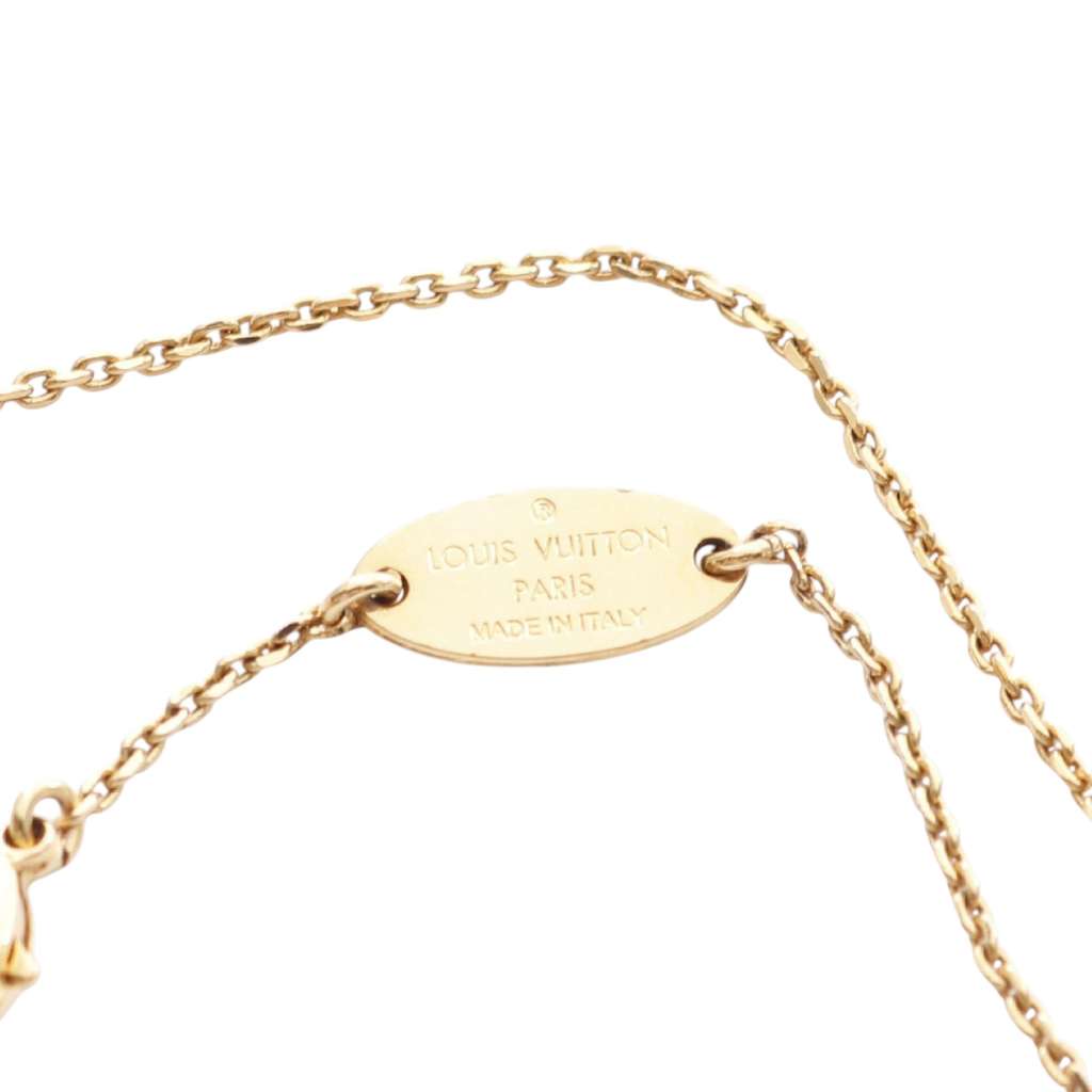 Louis Vuitton Gold Plated LV and Me Letter n Necklace - 4