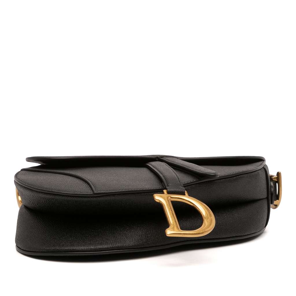 Dior Grained Calfskin Saddle Bag - 3