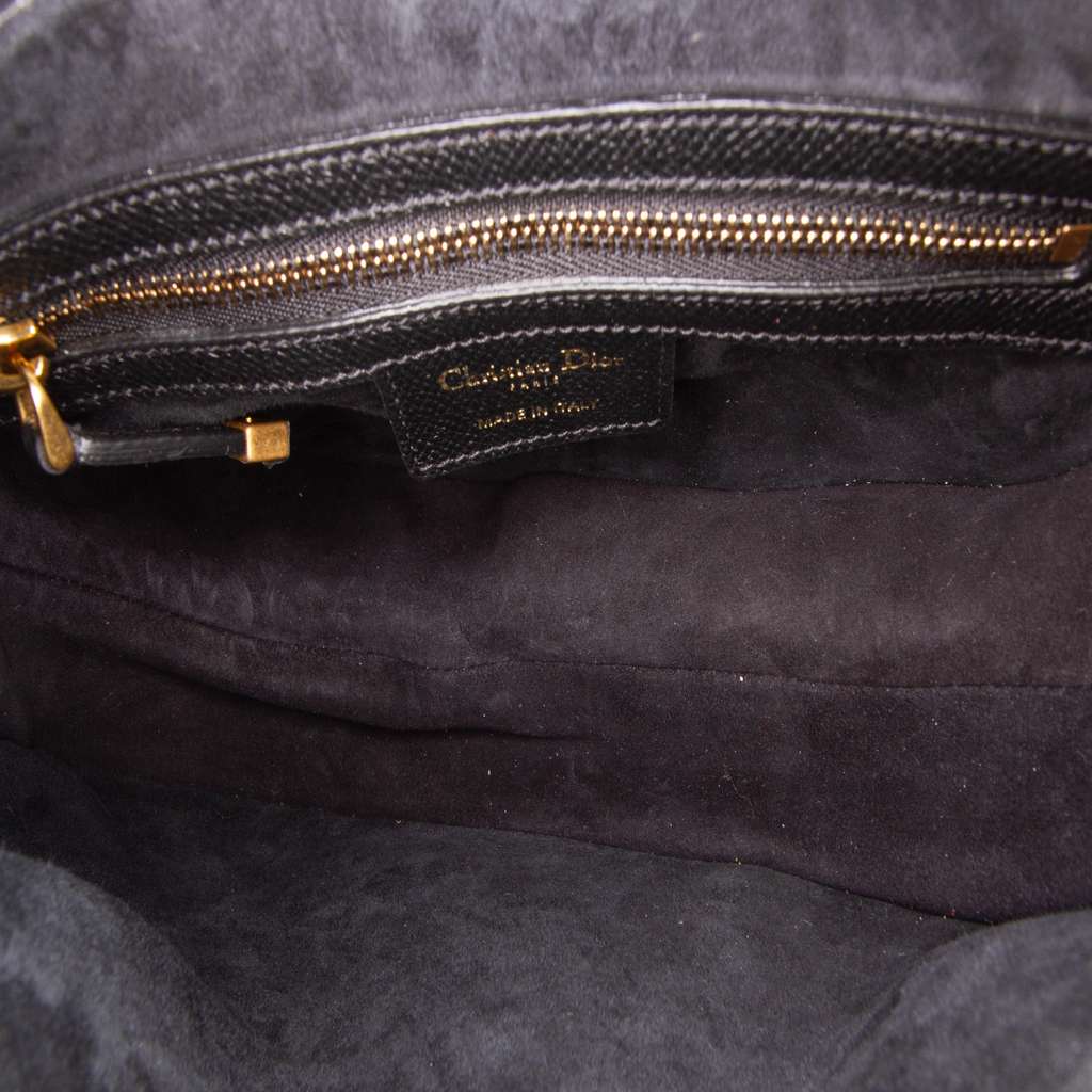 Dior Grained Calfskin Saddle Bag - 4