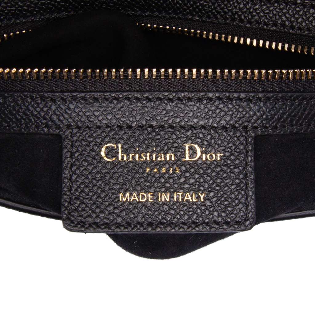 Dior Grained Calfskin Saddle Bag - 5