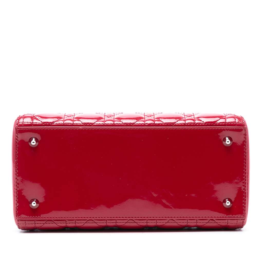 Dior Medium Patent Cannage Lady Dior - 3