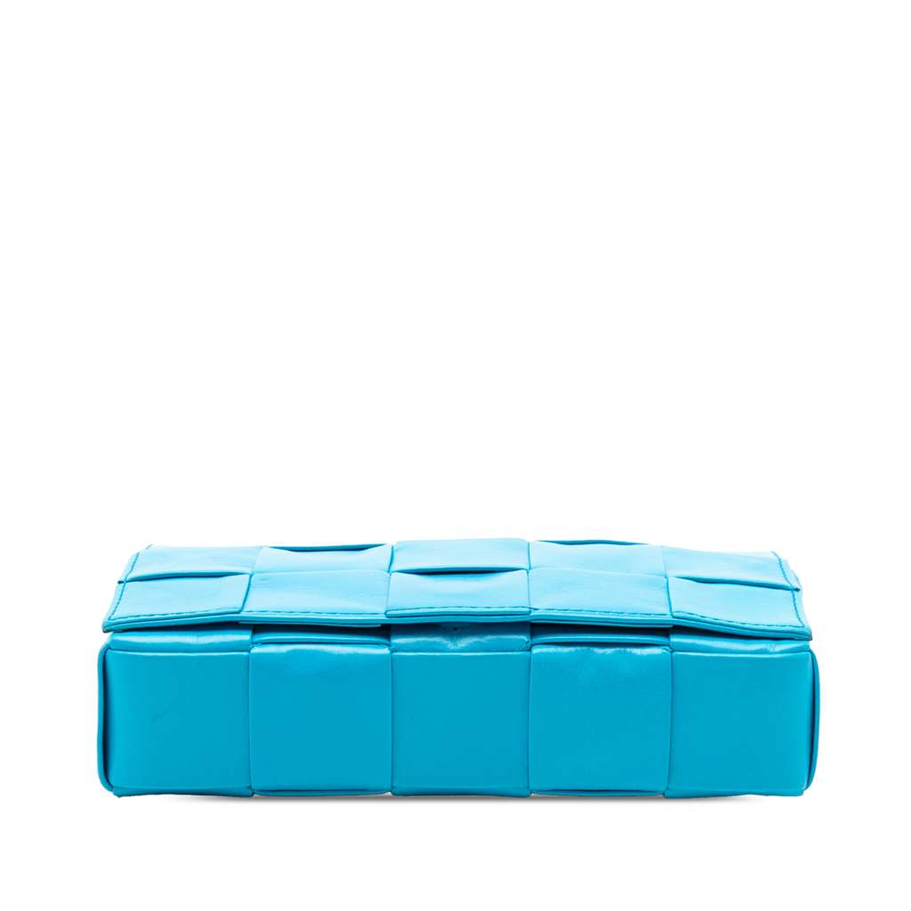 Bottega Veneta Small Paper Calfskin Intrecciato Cassette Crossbody - 3